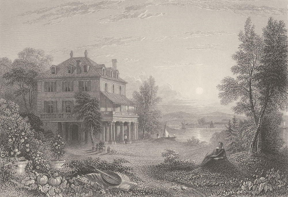 SWITZERLAND. Diodati ; Finden 1833 old antique vintage print picture